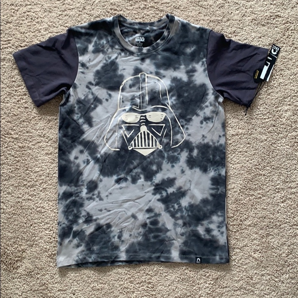 Rags to Raches Star Wars Darth Vader Tie Dye top